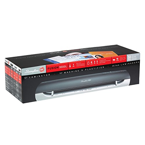 Swingline GBC Thermal Laminator Machine, Fusion 3000L, 12 Inch, 1 Min