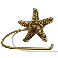 Living Explorers Starfish Brass Toilet Paper Holder (Single Unit)