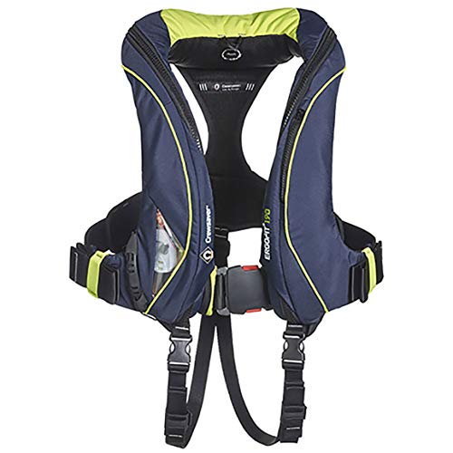 Crewsaver Boating and Sailing - ErgoFit+ 290N Automatic Lifejcket with Harness, Light & Hood Navy
