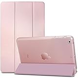 Infiland iPad Mini 1/2/3 Case - Ultra Slim Smart-shell Stand Case Cover with Translucent Frosted Back Protector (with Auto Wake/Sleep) for iPad Mini 1/iPad Mini 2/iPad Mini 3 Tablet,Rose Gold