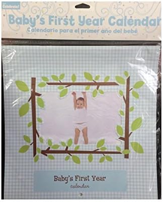 Baby's First Year Boy's Wall Calendar with Stickers - 16302