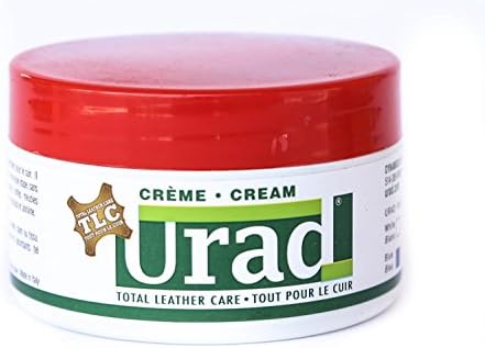 URAD Leather Shoe Boot Self Shine Cream Polish w/Applicator 100 g (3.5 oz), Red