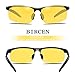 Bircen Night Driving Glasses - Anti Glare Polarized Light Fashion Night Vision Glasses for Men Women Driving on Rainy Day