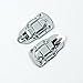 2X Drawbolt Closure Latch for Guitar or musical cases,65x35mm Chrome
