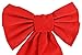 Red Velvet Christmas Bow 9-inch X 16-inch, 20 Pack of Holiday Bows