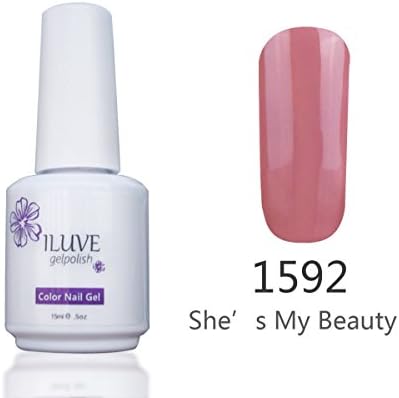 iLuve Long Lasting Soak Off Nail Polish with 238 Color Choices | 1 bottle with 15ml of UV Gel Polish | Call me Jill Frost, Color #1592