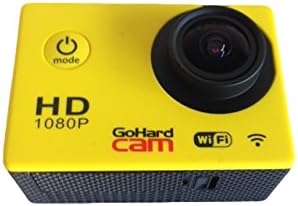 GoHard Sj4000 (Yellow) Action Camera Camcorder Wifi Enabled 1080P 12 MEGA PIXEL H.264 1.5INCH SCREEN 170 DEGREE WIDE ANGLE LENS WATERPROOF OUTDOORS SPORS HOME AND CAR SECURITY HD DV CAR DVR CAMERA WORKS WITH IPHONE AND SAMSUNG GALAXY SERIES PHONES WITH APP. LOW INTRODUCTORY PRICE SAVE NOW