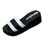 Women Flip Flops, Mosunx(TM) Summer Sandals Slipper Indoor Outdoor Beach Shoes (39(US:8.5), White)