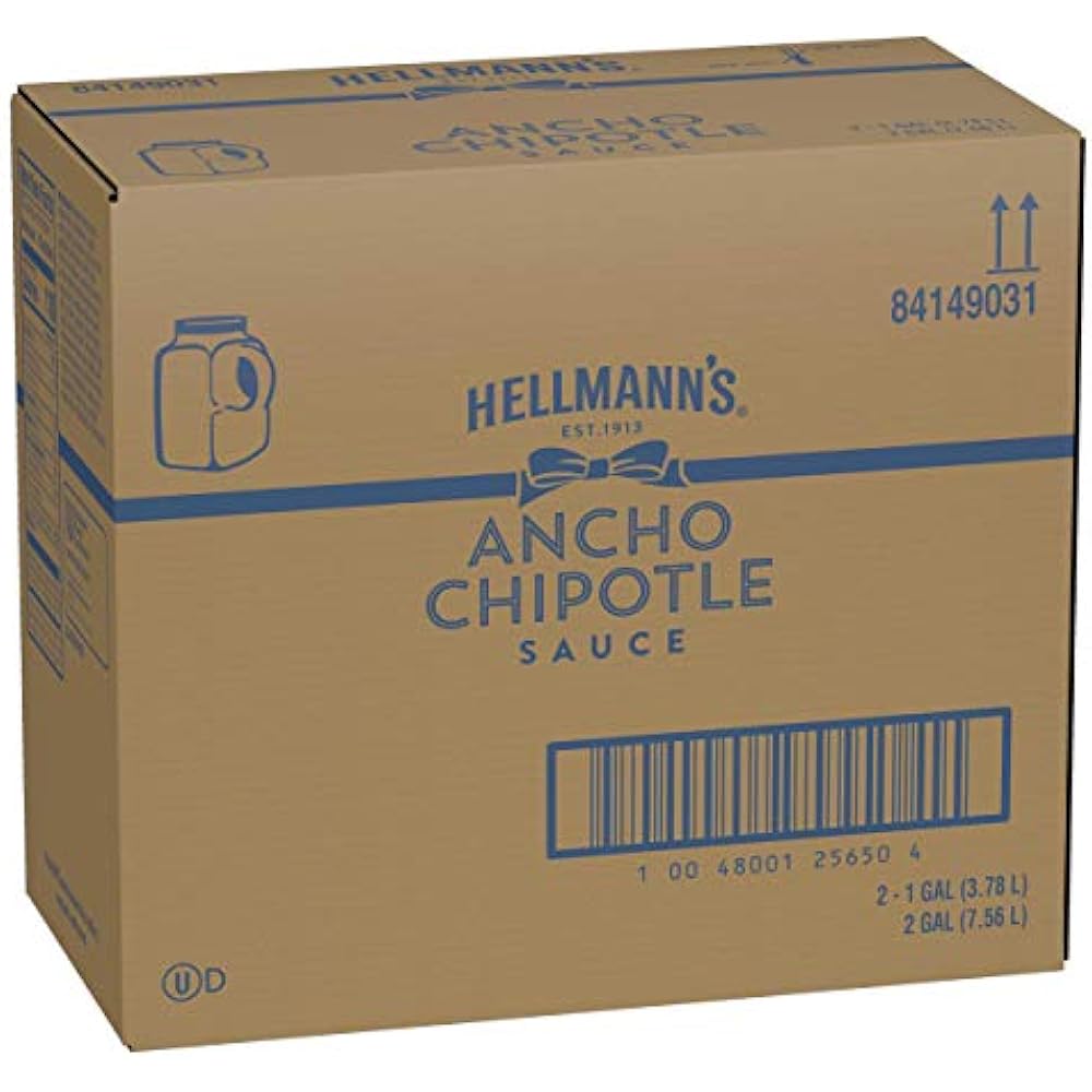 Hellmann's Real Hot Sauce Ancho Chipotle Jug Vegetarian, Gluten Free