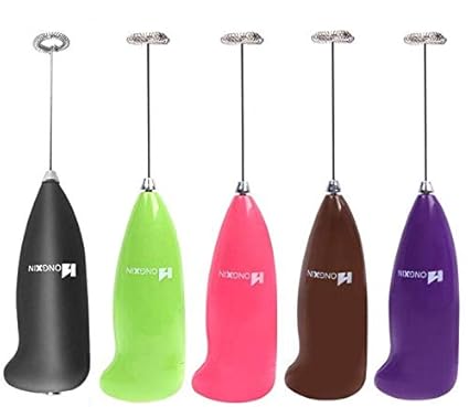 EASEZAP Mini Hand Operated Maker Frother for Butter Milk, Cold Coffee and Cappuccino (Black)