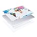 MOSISO Compatible with MacBook Air 13 inch Case (Models: A1369 & A1466, Older Version 2010-2017 Release), Plastic Pattern Hard Shell Case & Keyboard Cover & Screen Protector, World Map White Base