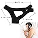 Stop Snoring Devices, Comfortable and Adjustable Anti-Snoring Chin Strap Snore Solution & Natural Sleep Aid with Instant Snore Relief and Ease Breathing For Men & Women black