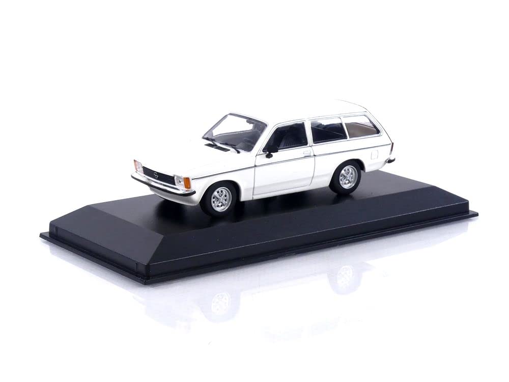 Maxichamps 940048111 1:43 Opel Kadett C Caravan L-1978-White Collectible Miniature Car, White