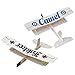 Guillow Twin Biplane Gliders Balsa Flyer - Pack of 2