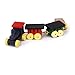 SODIAL(R) 1/12 Doll house Miniature Wooden Carriages and Train Toy Set