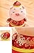 Muabobo 2019 Chinese New Year Pig Zodiac Mascot Dolls Plush Stuffed Animal Toys for Activities Party Gift