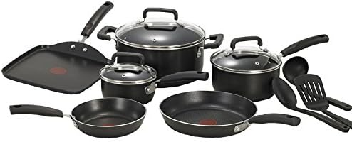 Cookware Set 12pc Nonstick Blk