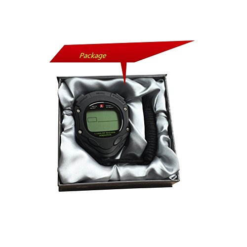 Backlight 1/1000 Seconds Accuracy Procoach Sports Stopwatch Alarm Clock with Double Separate Memory Timer