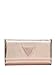 Guess Factory Women's Abree Triangle Logo Slim Snap Button Closure Wallet