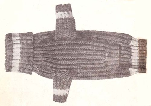Dog Sweater No 8134 Coat Blanket Knitting Pattern