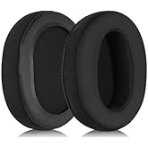 Joghaw Replacement Ear Pads for Headphones - Compatible for Sony WH-CH700N/MDR-ZX780/ZX770 | Premium Ice Silk Cloth Cushions with Soft Memory Foam for Comfort - Black