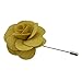 Argositment Wedding Camellia Boutonniere for Men's Suit Handmade Lapel Pin Flower (Pkg of 12 Color)