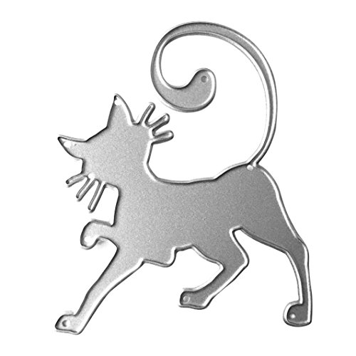 Click Here to See More Images VESNIBA Metal Die Cutting Dies Stencil For DIY Scrapbooking Album Paper Card Decor Craft (A, Sliver)