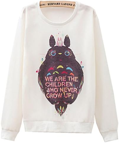BOLA Harajuku Clothes Pastel Sweatshirt Kawaii OWL Printed Pullover Hoodies