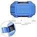 Amuoc Bluetooth Speakers, Portable IP65 Waterproof Outdoor/Shower Bluetooth Speaker Rugged Hi-Def Bass Sound with 10Hr Playtime, Blue