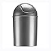 Umbra Mini Waste Can 1.2 Gallon with Swing Lid, Silver primary