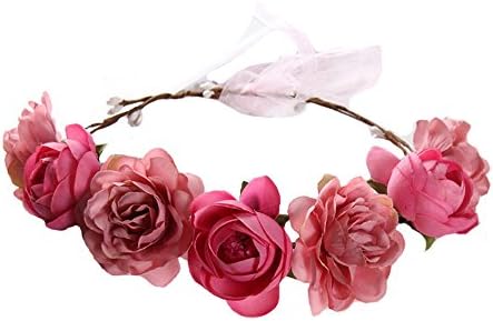 Flower Headband Exquisite Boho Crown Wreath or Spring Tourism Wedding Festivals Party Photography