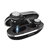 Wireless Earbuds, TWS Touch Control Mini Bluetooth Headphones Noise Canceling Stereo Sweat-Proof Sports Earphones in-Ear Headsets Earbuds with MIC & Charging Box for iPhone iPad Android