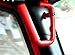 IPARTS Red Front Grab Handle Red Hard Mount Solid Steel Grab Handle Grab Bars for 07-17 Jeep JK Wrangler 2 & 4 Door Pair