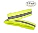 Reflective Arm and Ankle Bands, Glow in the dark Armband for Running, Jogging, Cycling, Walking and Hiking at night by Muta Products