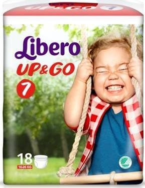 Libero 7 up and go pull up pants XLarge 16 to 26 kilos by Libero
