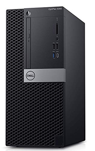 Dell Optiplex 5060 Tower PC, Intel Core i5-8500 3.0GHz 6-Core, 8GB DDR4 Memory, 256GB M.2 SSD, AMD GPU, Windows 10 Pro, 3 Years Warranty