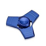 Feibi Aluminum Alloy Fingertip gyro Hand spinner Toy Hand Spinner Finger Spinner Fidget Spinners Gyro EDC Focus Toy (Blue)