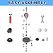 Fun Little Toys Boxing Ball Set for Kids with Punching Ball with Stand, Boxing Gloves, Hand Pump and Adjustable Height Stand, for Boys Girls