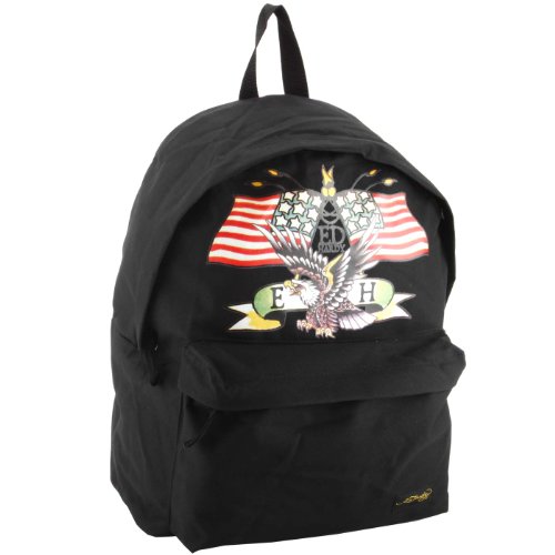 Ed Hardy Shane American Eagle Backpack-Black - Buy Online