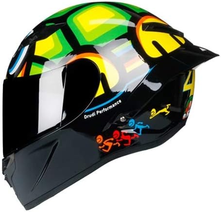 Caschi IAMZHL Casco moto integrale in fibra di carbonio Casco professionale da  corsa Kask Rainbow Visor Motocross Off Road Touring -Gloss 11-1-S Auto e  Moto laaldeasanicolas.es