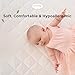 Waterproof Fitted Pack N Play Portable Mini Crib Mattress Playards Pad Cover - 39”x27”x5” - Washable and Dryable