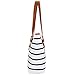 Summer Bag, COOFIT Stripes Purse Tote Shoulder bag Womens Handbag PU Leather Purse