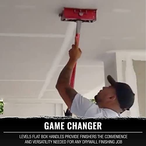 LEVEL5 Drywall Flat Box Extension Handle, 48" to 78" ProGrade