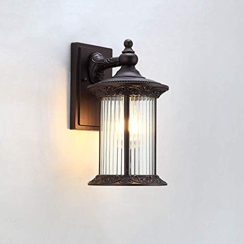 32センチ透明ガラス屋外壁壁取り付け用燭台ライトip65防水風景壁ライト