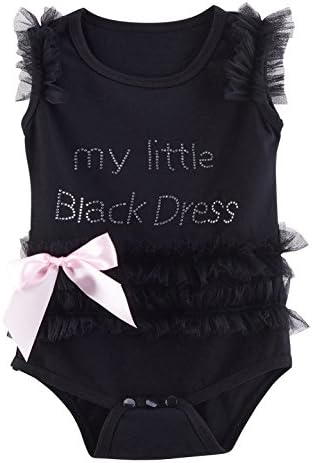 Yobe Baby Girls' Lace Tutu Dress Bodysuit (0-3 Months, Sleeveless)