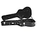 Standard Size Acoustic Gutar Case—Hard Durable Wood Shell with Carrying Handle, Padded Inside with Plush Foam, Key-Locking Center Latch, Rasta by Phitz