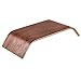 Samdi Monitor Stand Desktop Computer Heighen Universal Wooden Stand Dock Holder Display Bracket for iMac PC Notebook Laptop (Walnut Color)