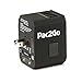 Pac2Go Universal Travel Adapter with Quad USB + USB-C Charger - All-in-One Surge/Spike Protected Electrical Plug with Fast Charging USB Ports, International Power Socket works in 192 Countries - 5XUSB