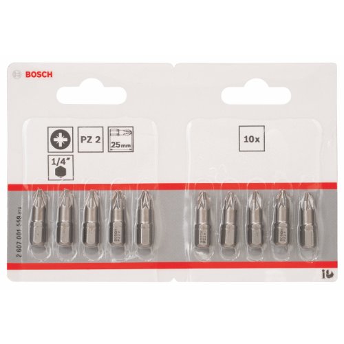 Bosch 2607001559 Extra Hard Screwdriver Bit for Pozidriv Cross Head Screws