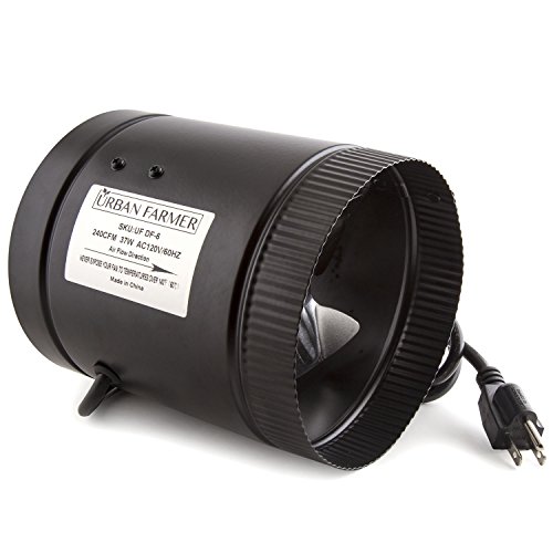 Urban farmer 6" inch inline duct booster fan 240 cfm